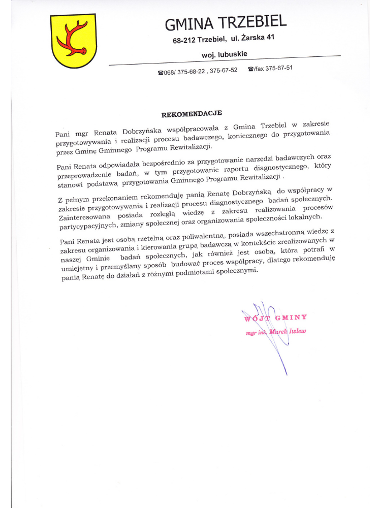 Certyfikowany superwizor pracy socjalnej Renata Dobrzyńska